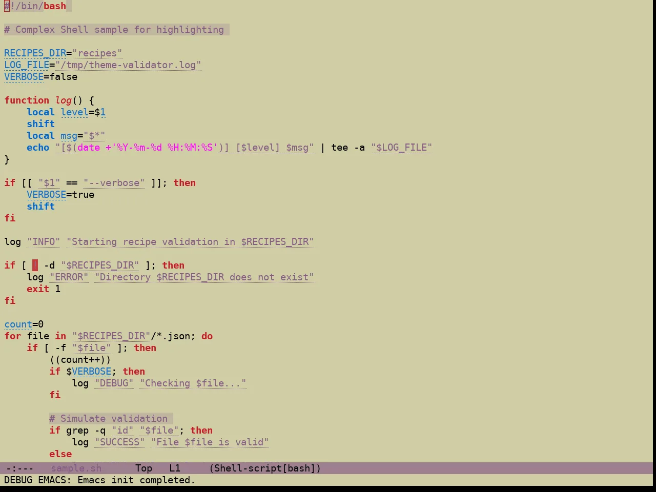 Hyperstitional Themes Rebug Lawn Sere Theme in sh-mode