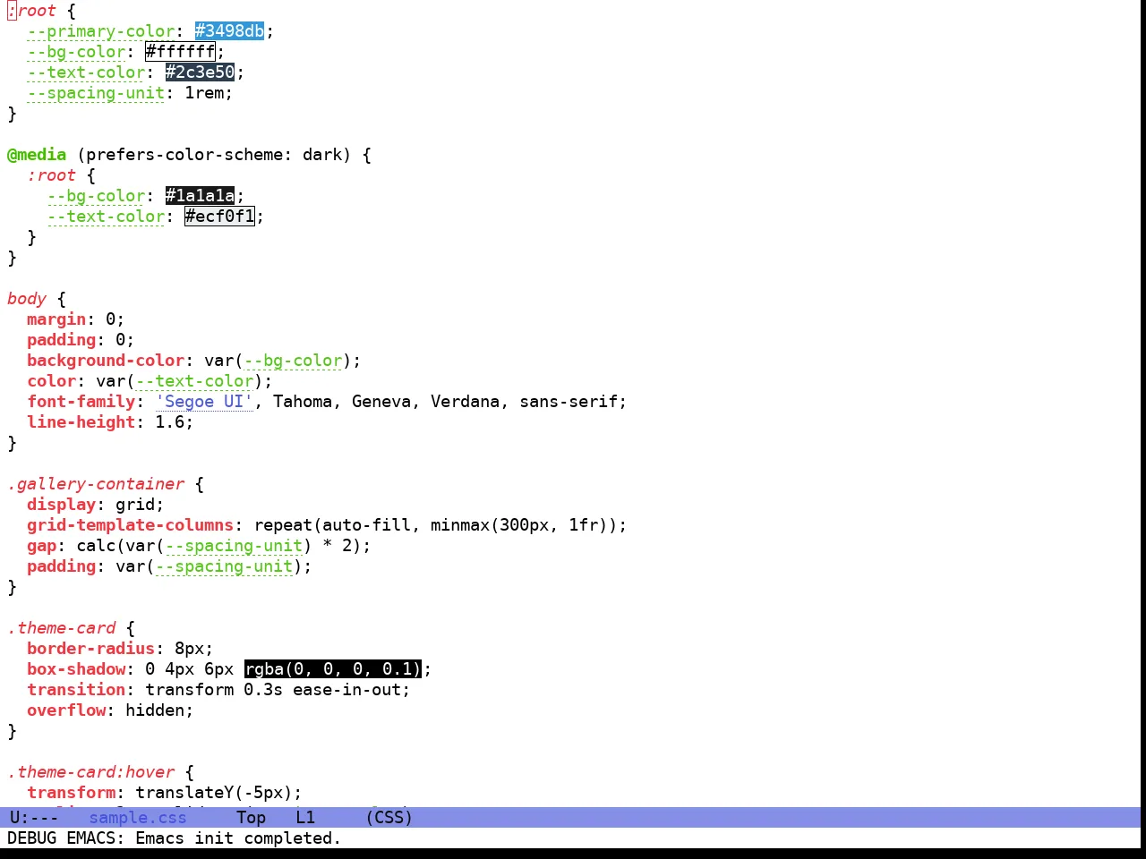 Hyperstitional Themes Rebug Theme in css-mode