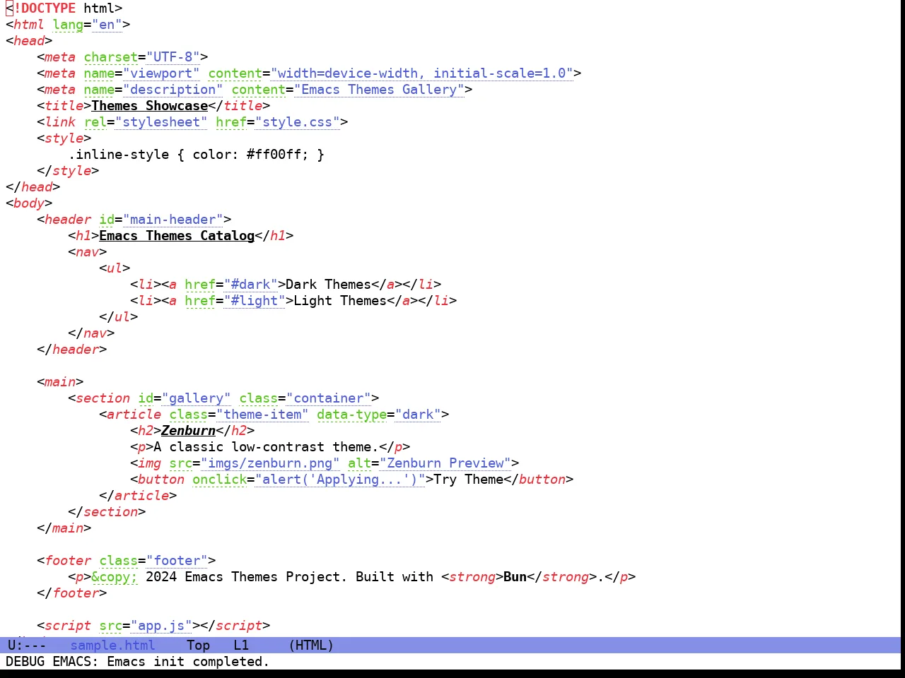 Hyperstitional Themes Rebug Theme in html-mode