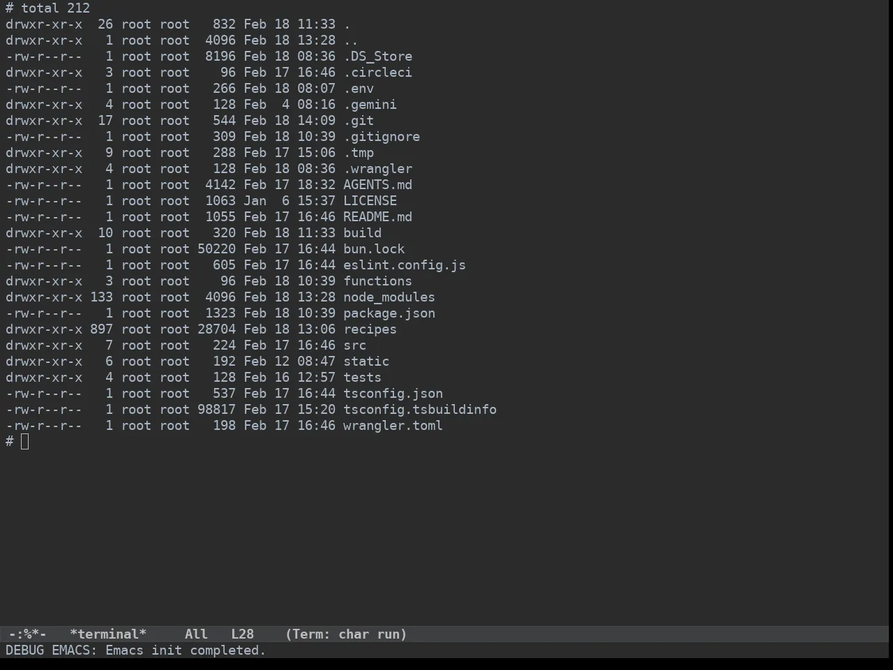 Idea Darkula Theme in term