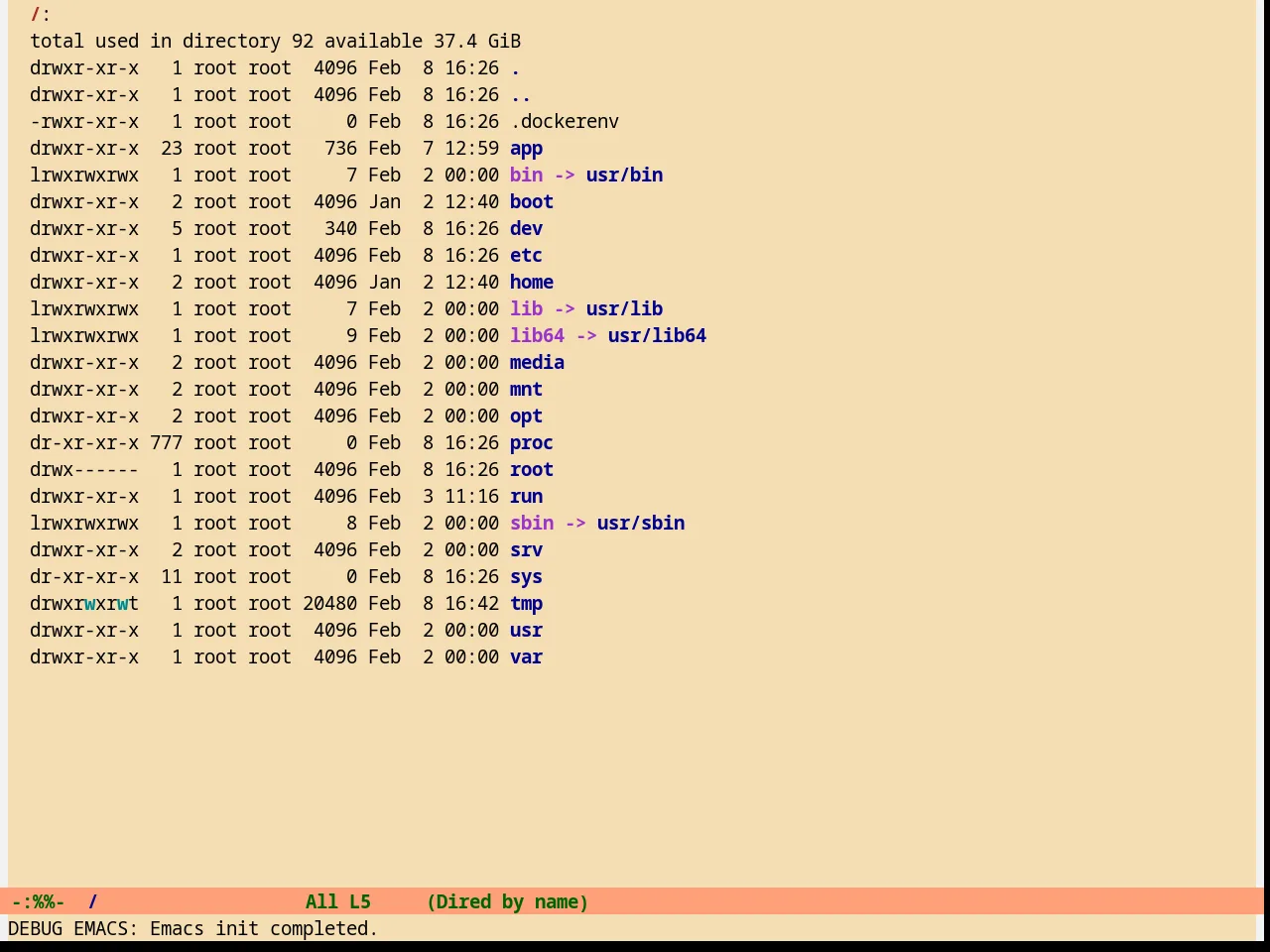 Infodoc Theme in dired