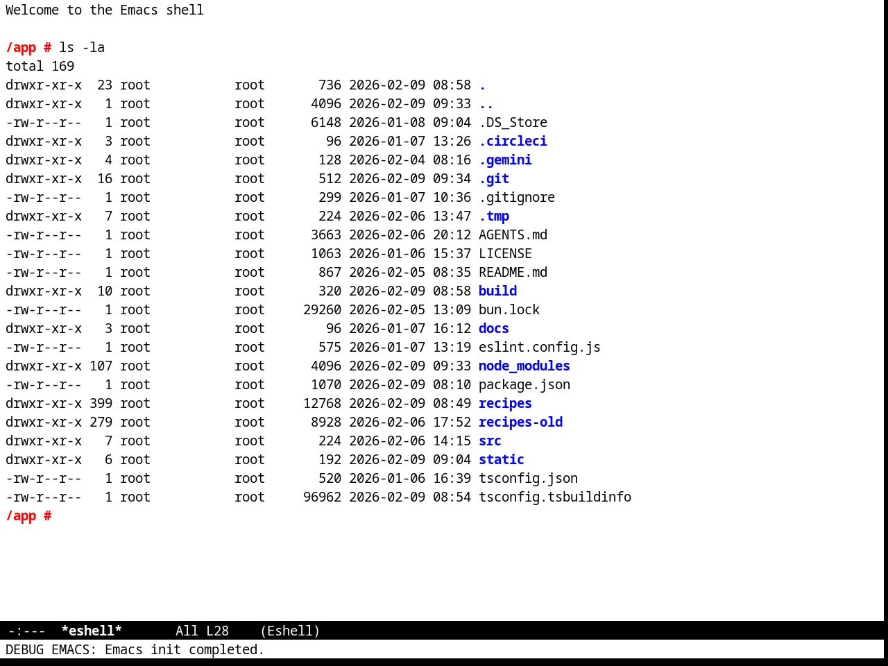 Intellij Theme in eshell