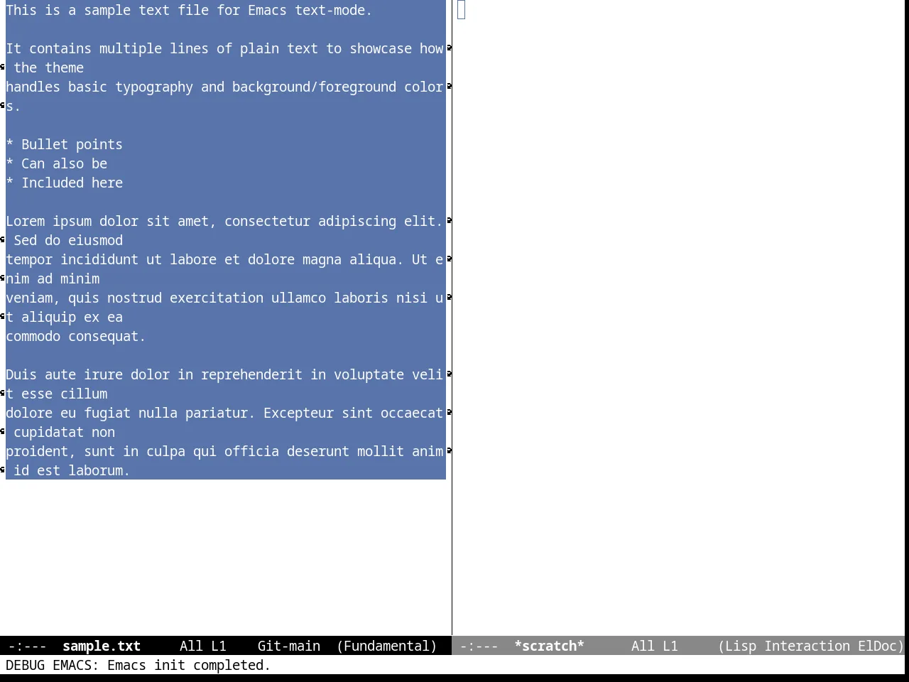 Intellij Theme in fundamental-mode