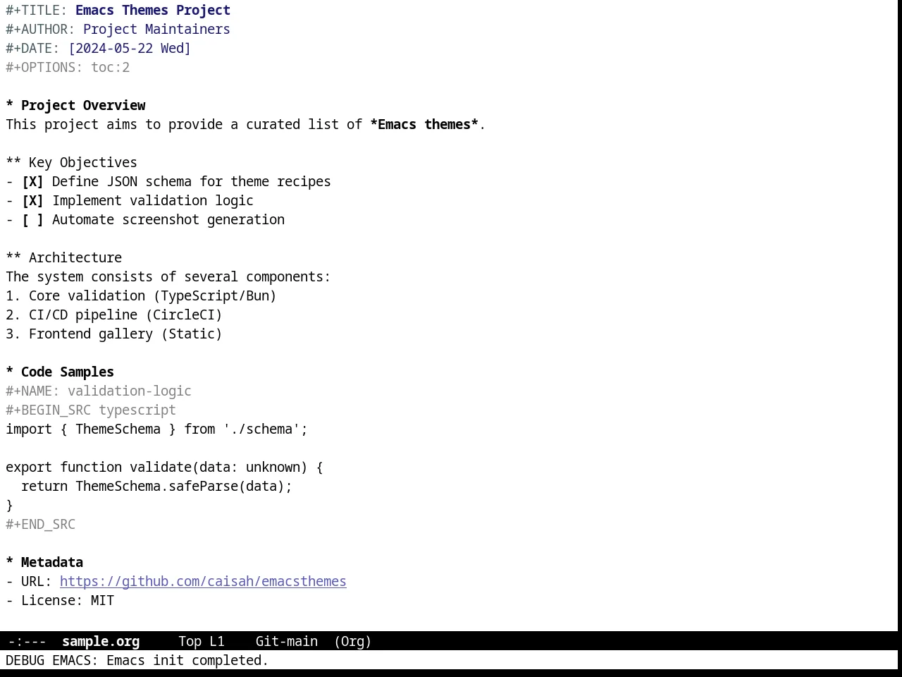 Intellij Theme in org-mode
