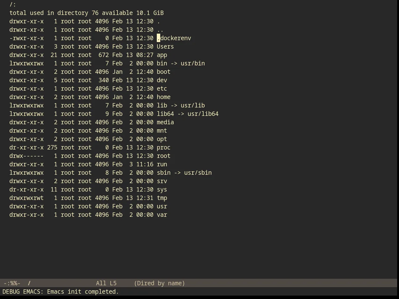 Inverse Acme Theme in dired