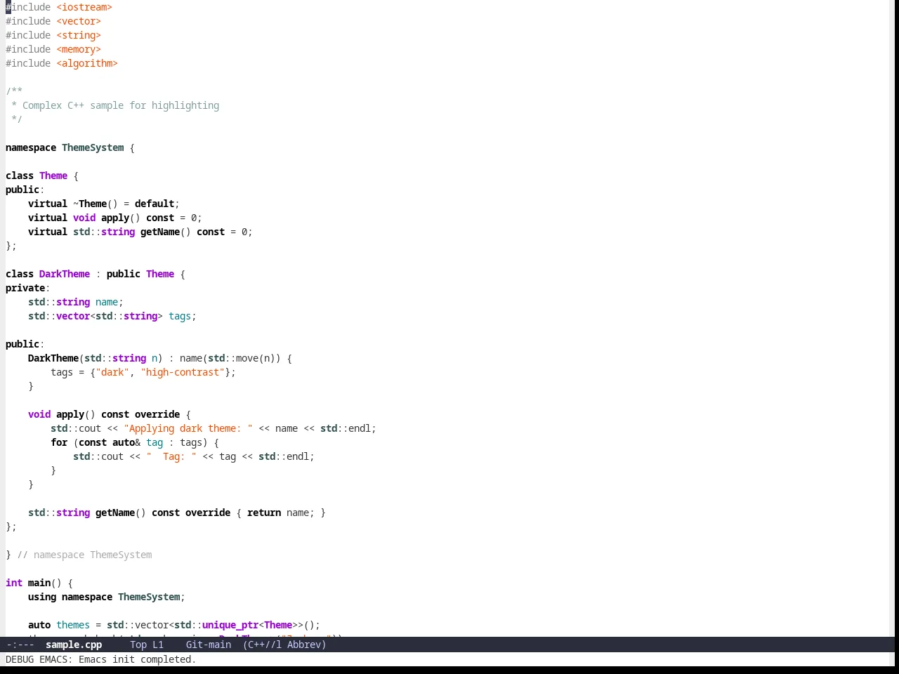 Iodine in c++-mode