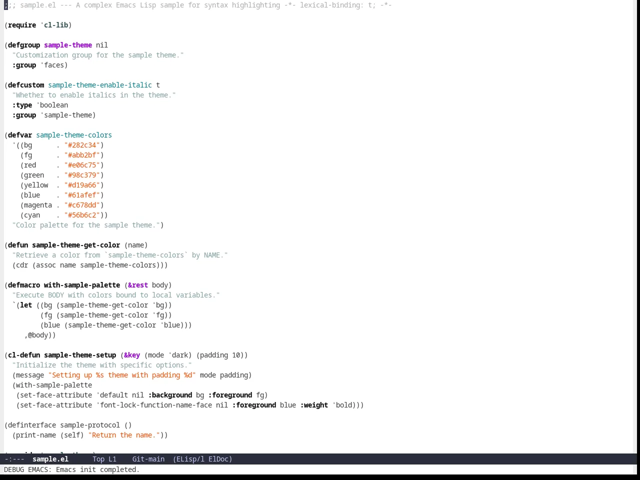 Iodine in emacs-lisp-mode