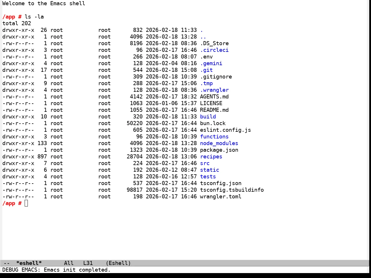 Iosevka Theme in eshell