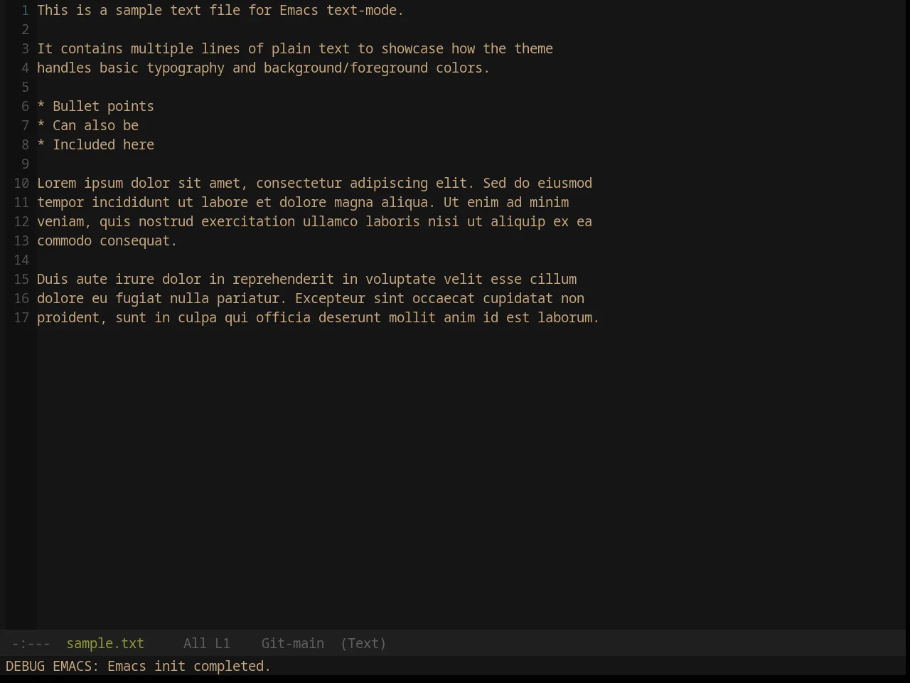 Jazz Theme in text-mode