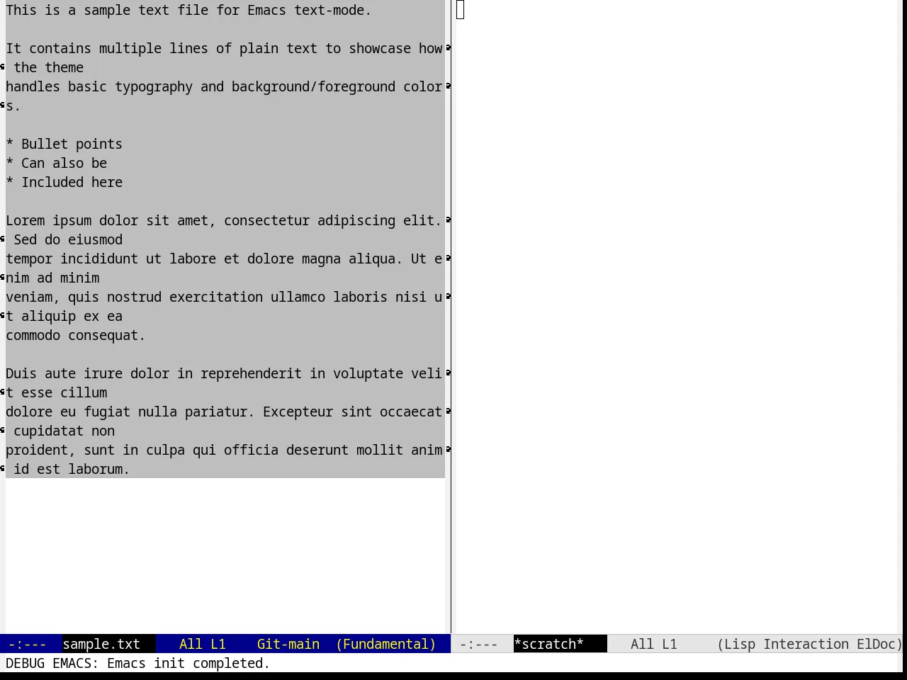 JB Simple Theme in fundamental-mode