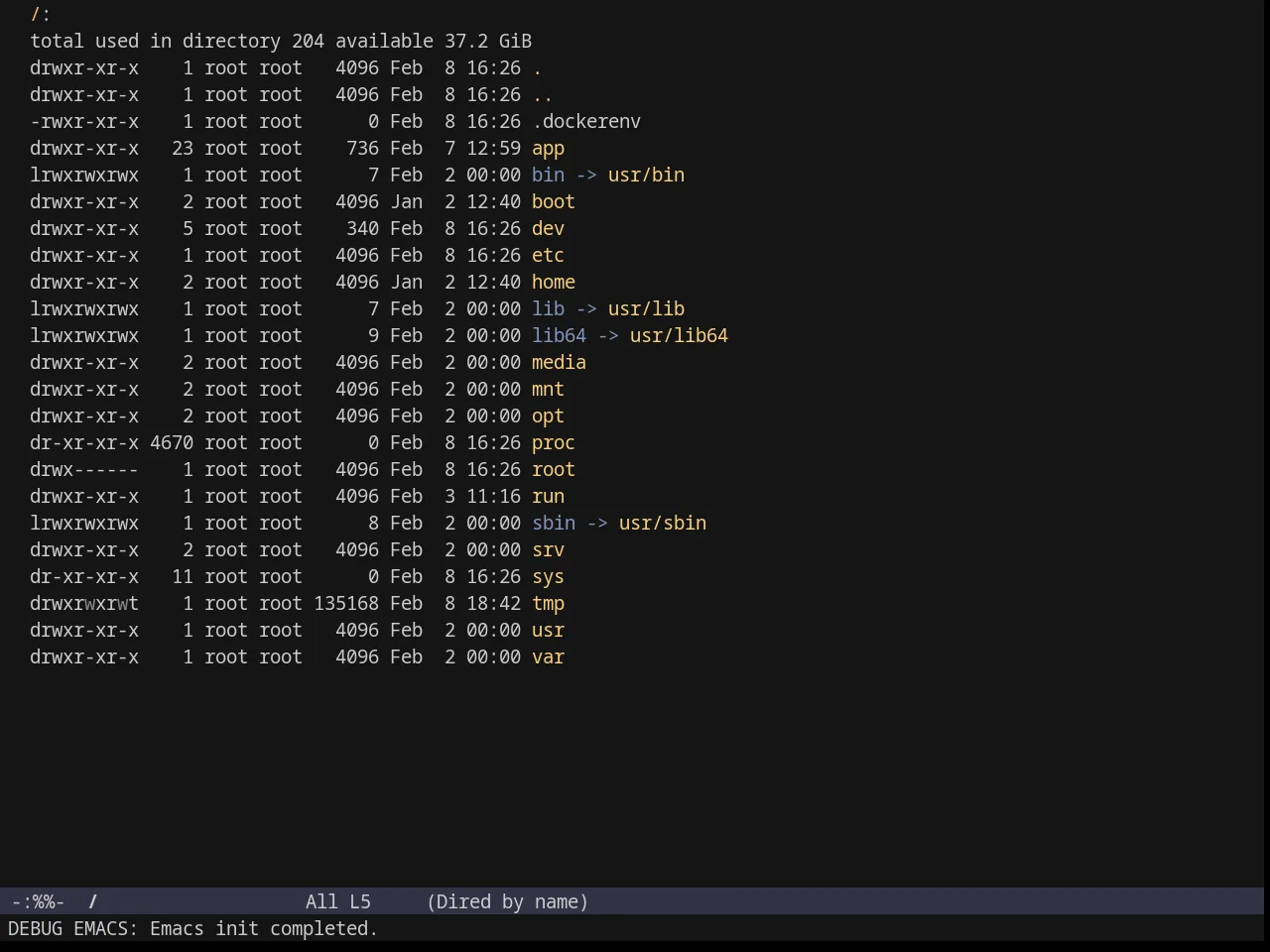 JBeans Theme in dired
