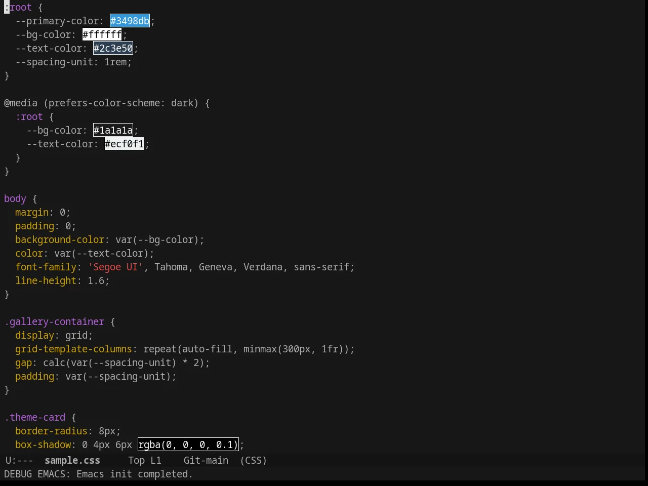 Joker Theme in css-mode