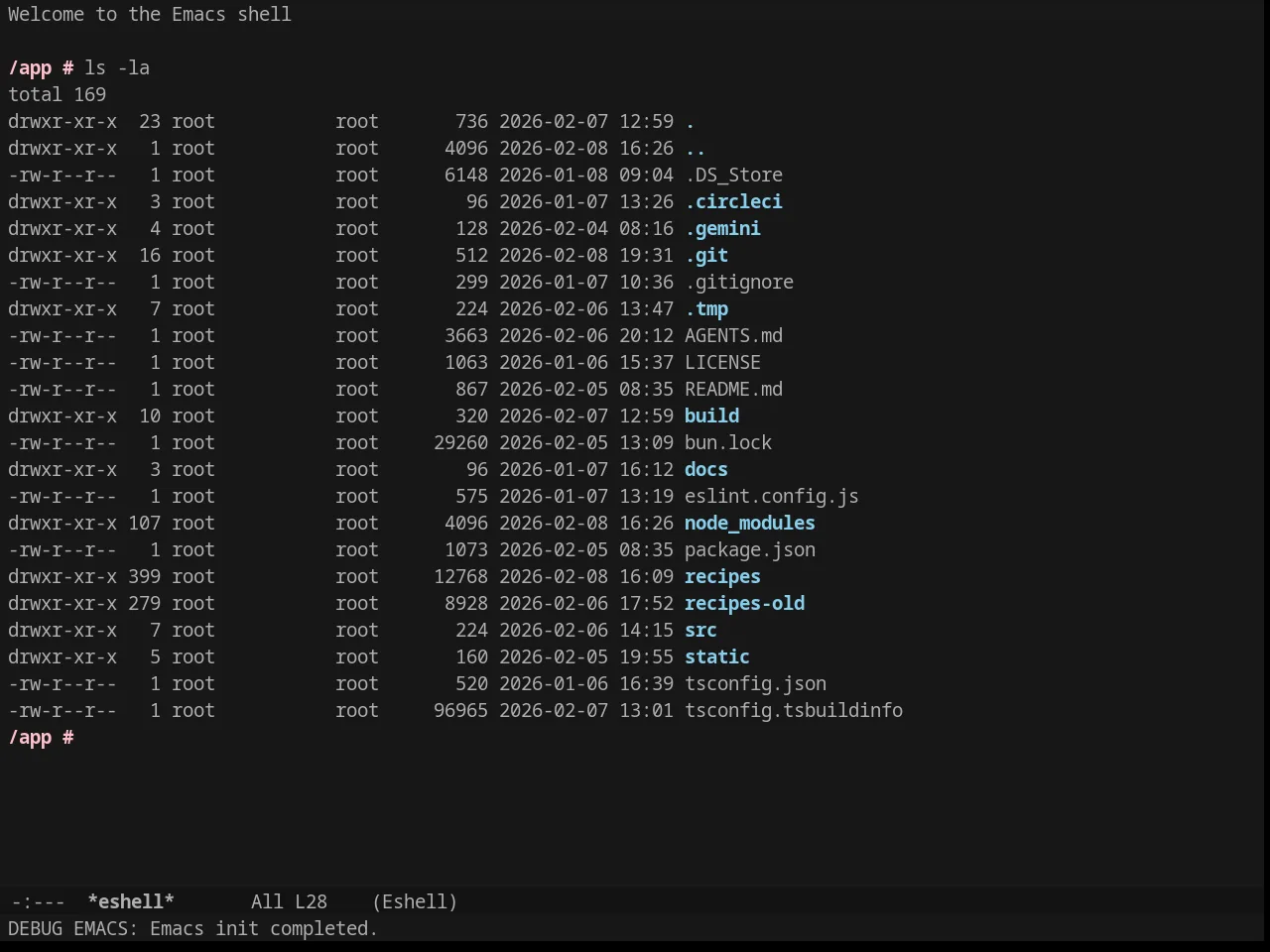 Joker Theme in eshell