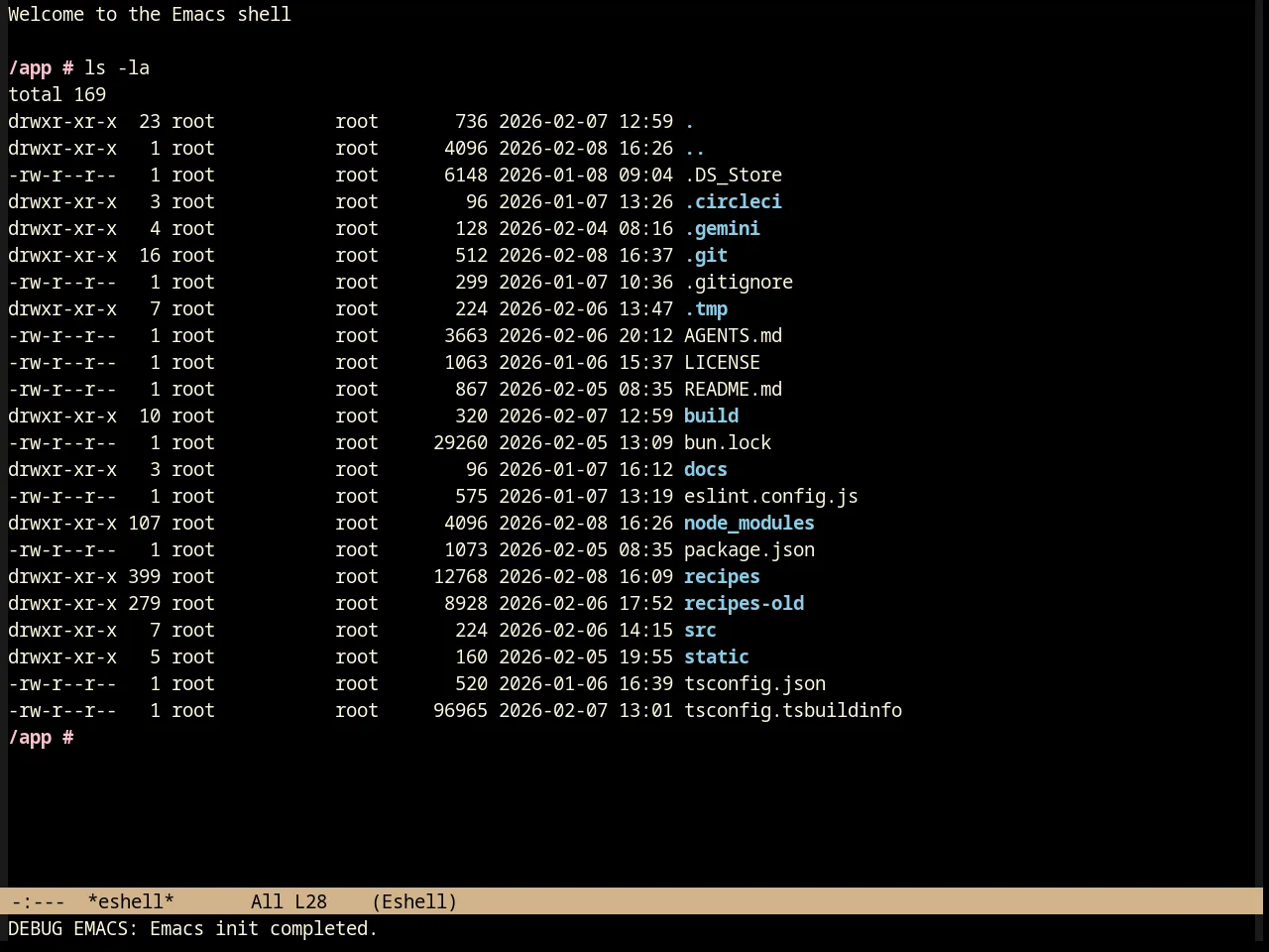 Jsc Dark Theme in eshell