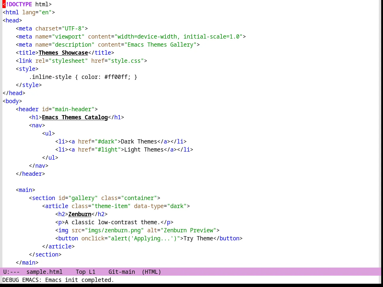 Jsc Light 2 Theme in html-mode