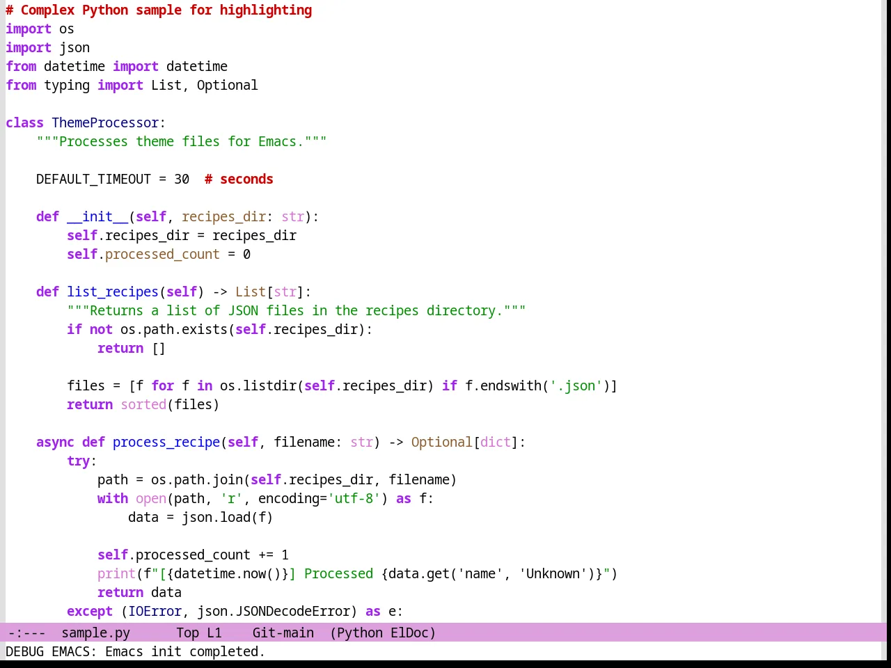 Jsc Light 2 Theme in python-mode