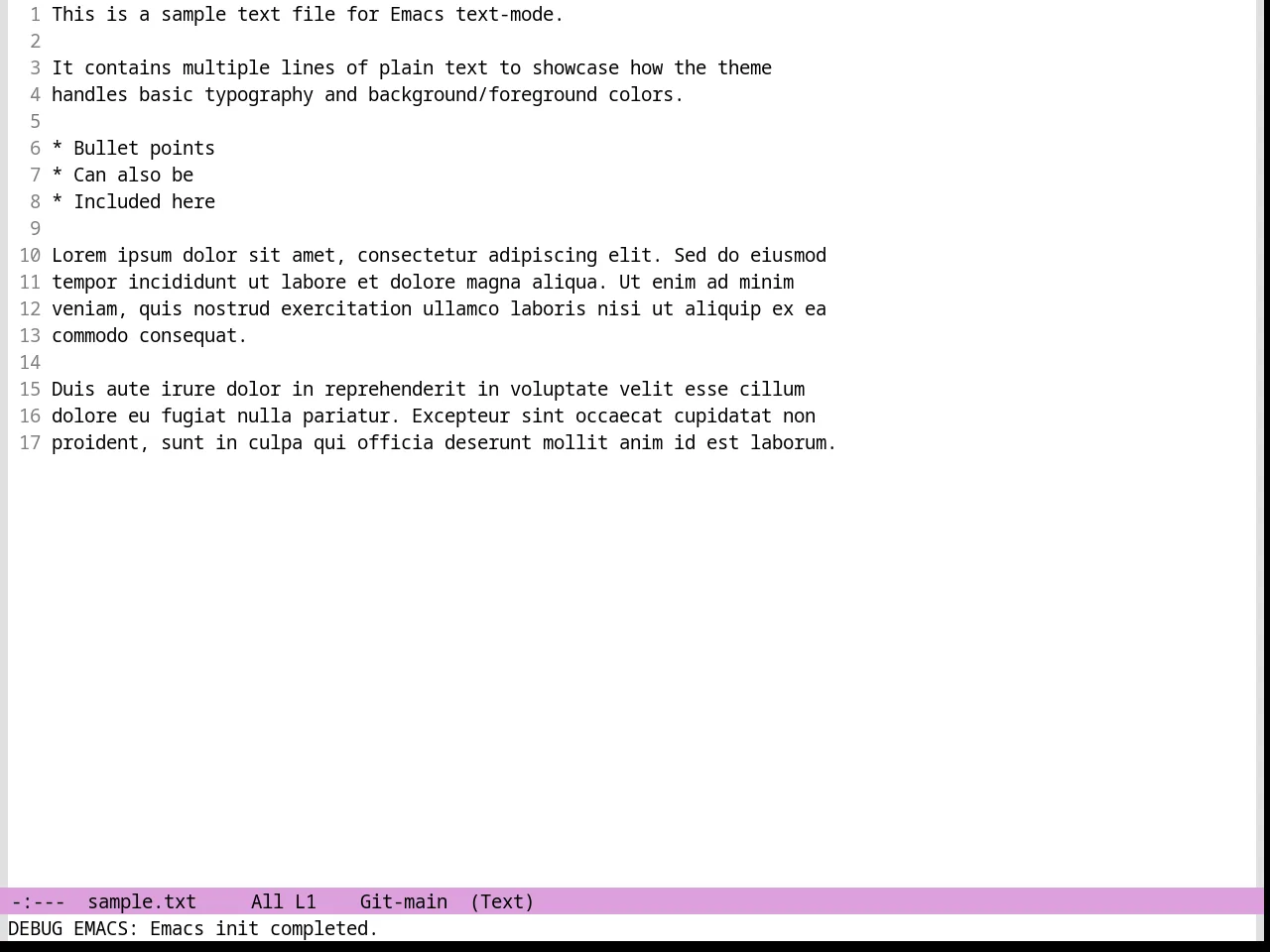 Jsc Light 2 Theme in text-mode