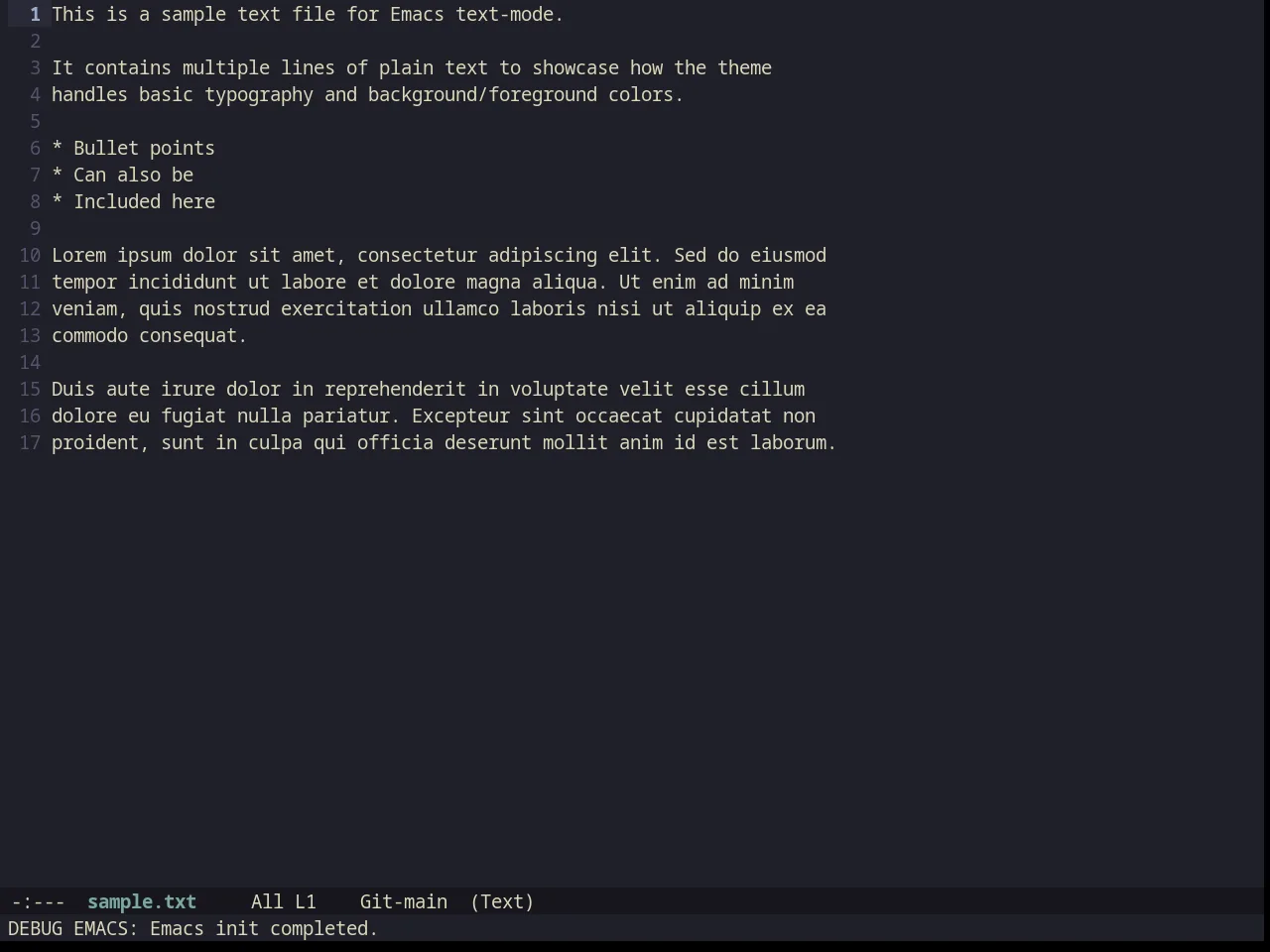 Kanagawa Theme in text-mode