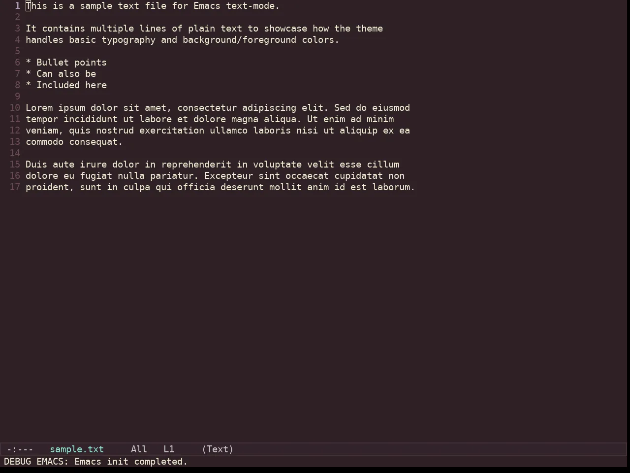 Kaolin Blossom Theme in text-mode
