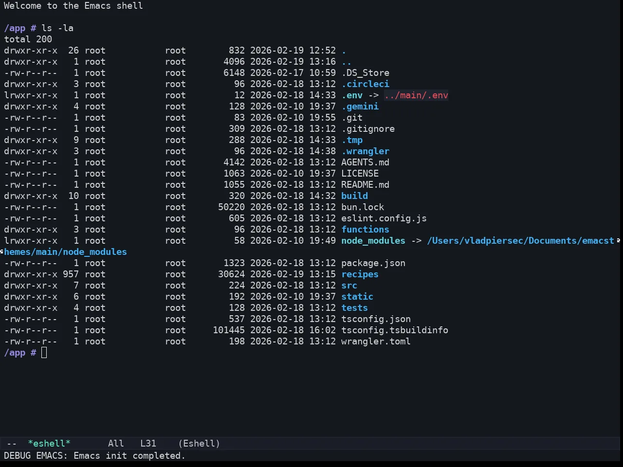 Kaolin Bubblegum Theme in eshell