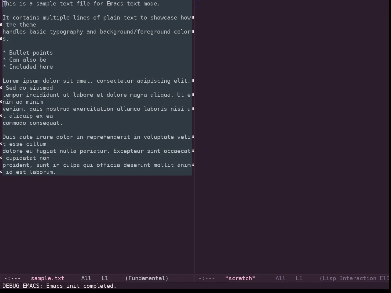 Kaolin Eclipse Theme in fundamental-mode