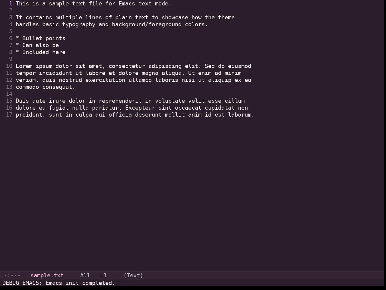 Kaolin Eclipse Theme in text-mode