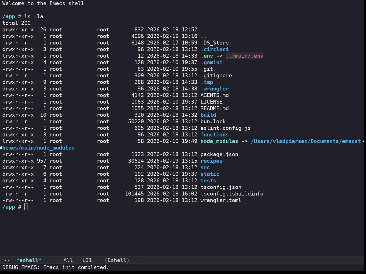 Kaolin Galaxy Theme in eshell