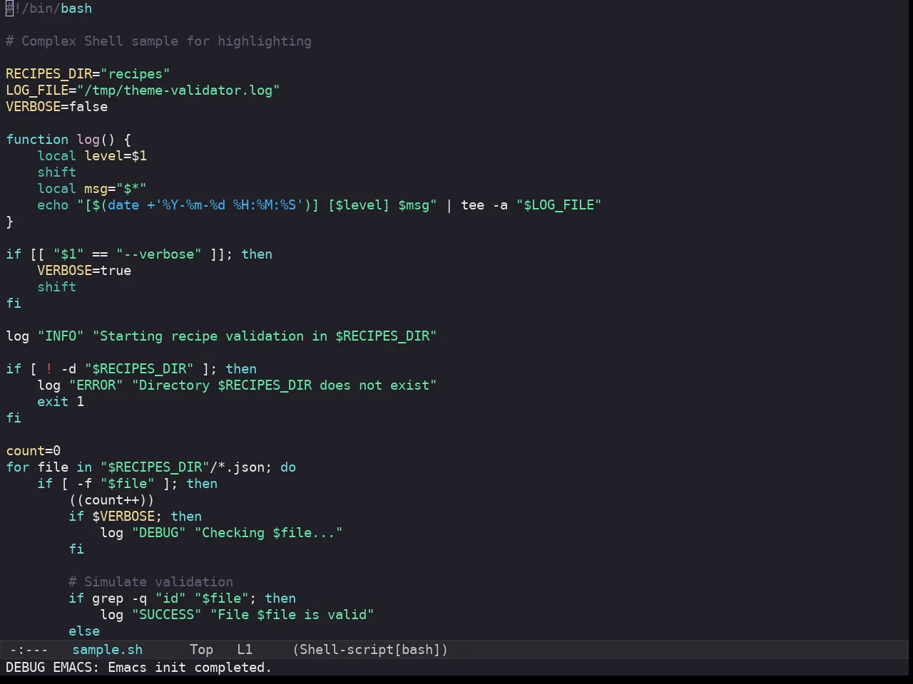 Kaolin Galaxy Theme in sh-mode