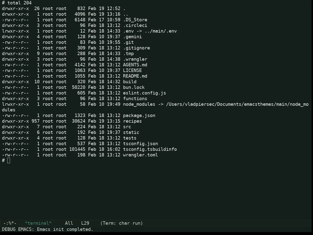 Kaolin Mono Dark Theme in term