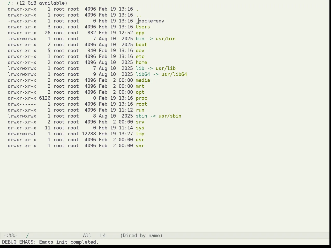 Kaolin Mono Light Theme in dired