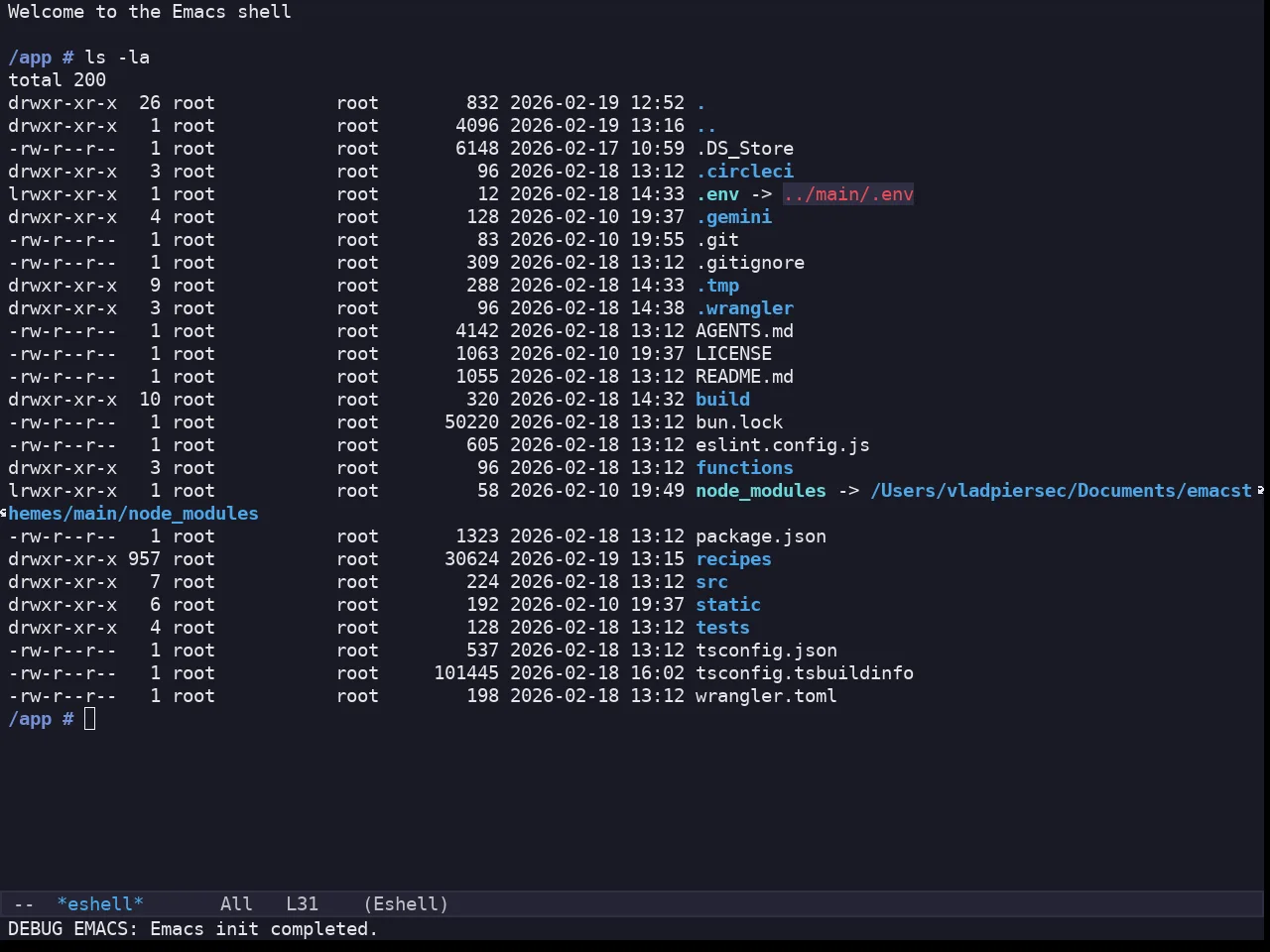 Kaolin Ocean Theme in eshell