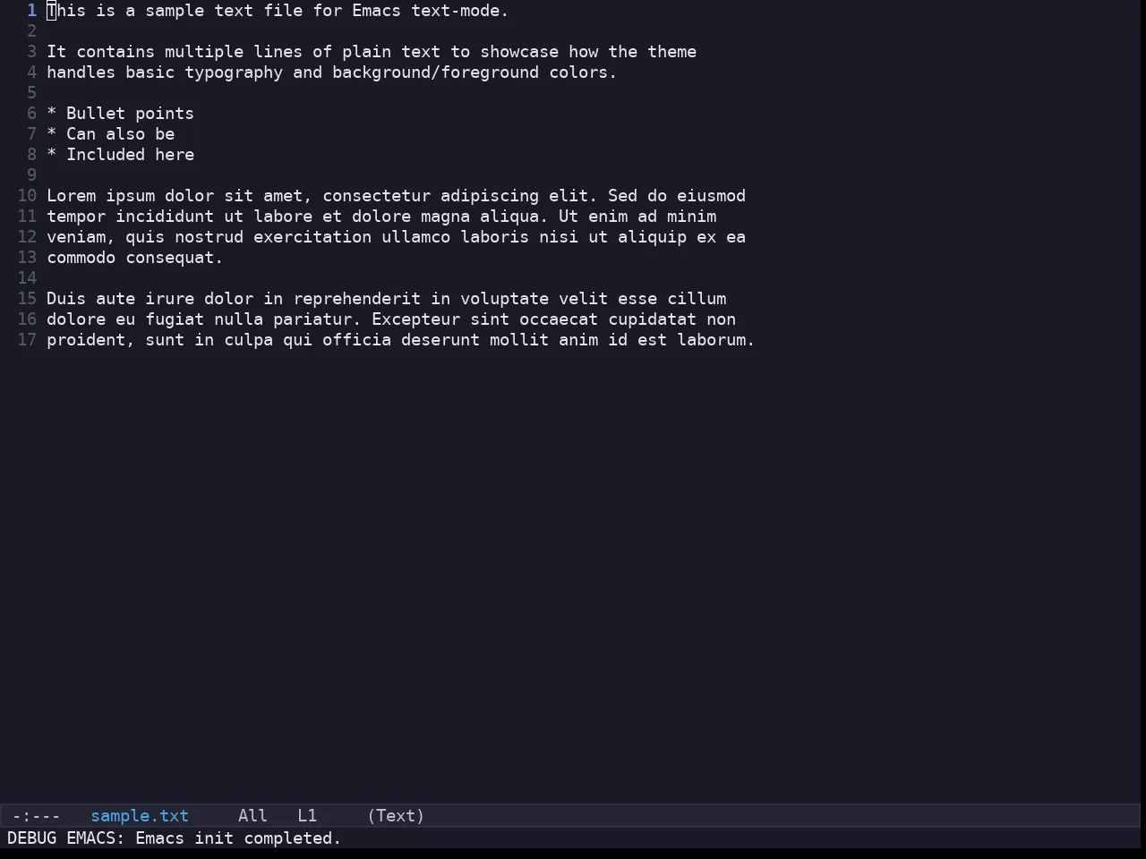 Kaolin Ocean Theme in text-mode