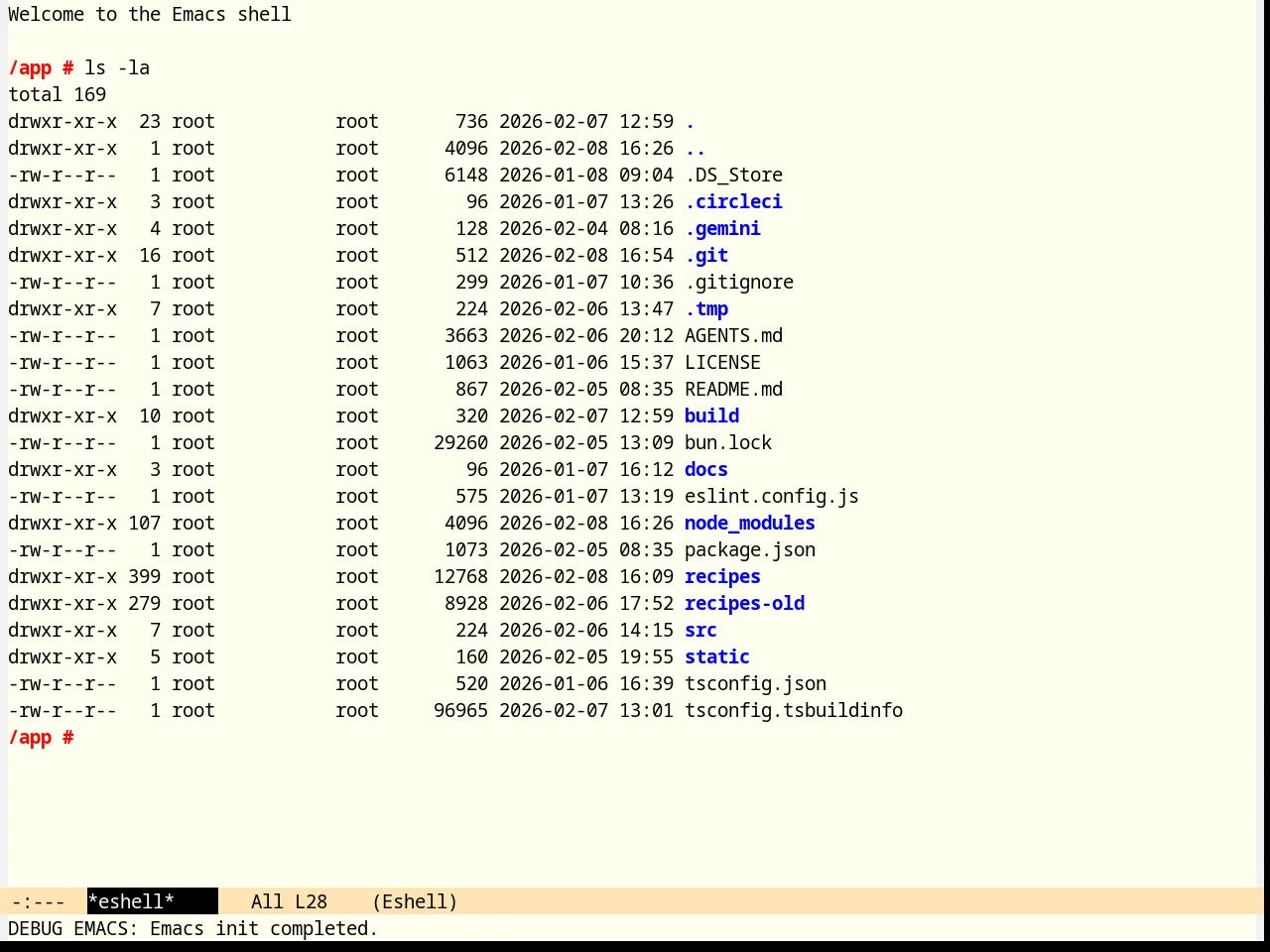 Katester Theme in eshell