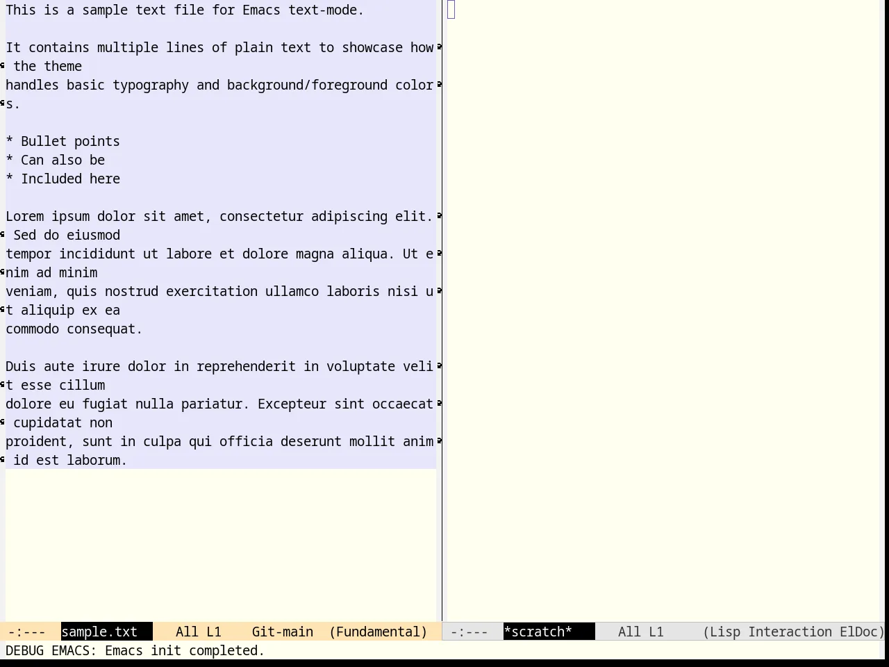 Katester Theme in fundamental-mode