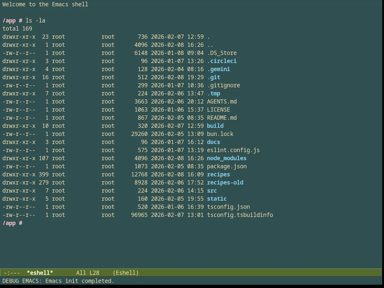 Kingsajz Theme in eshell