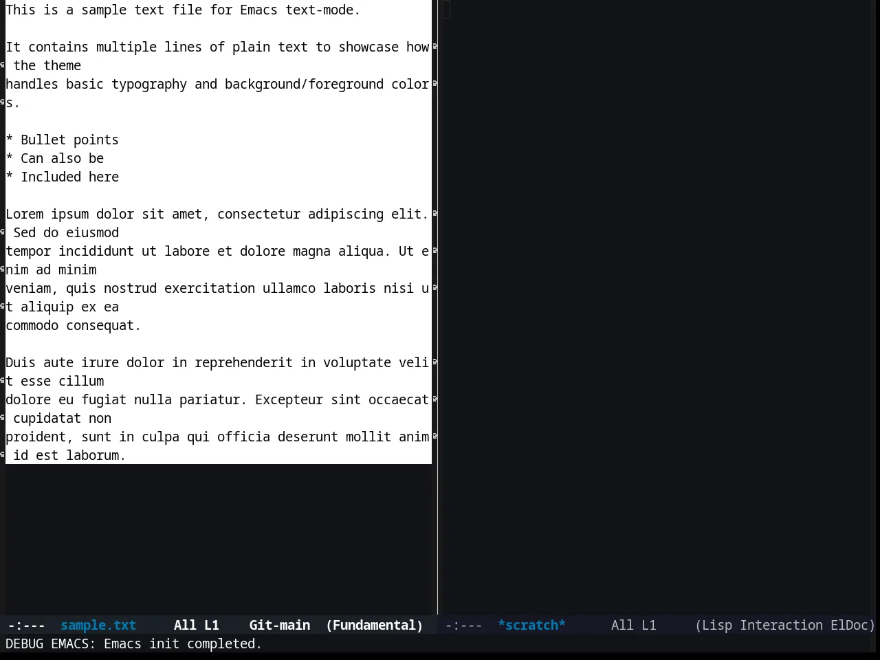 Klere Theme in fundamental-mode