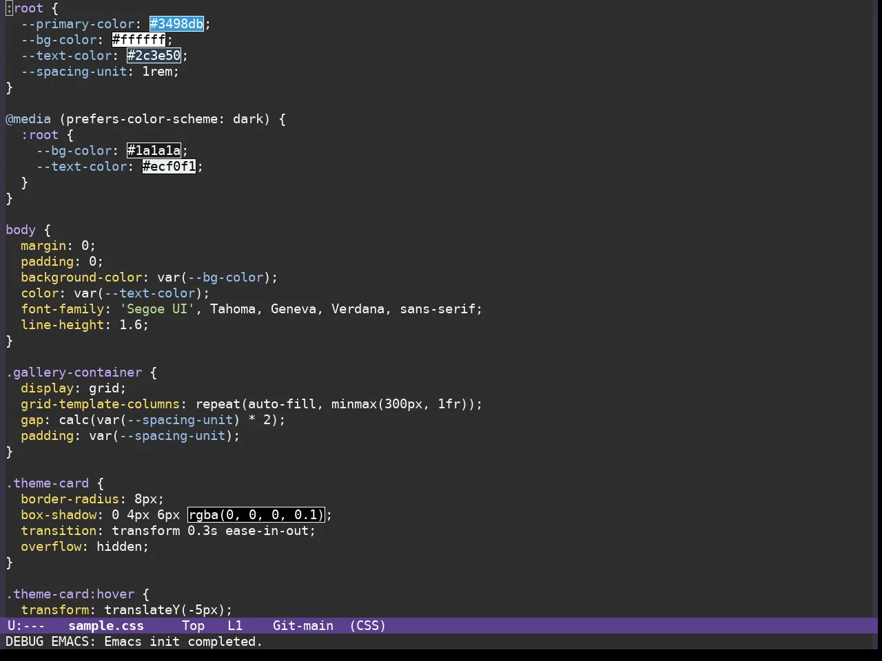 Koishi Theme in css-mode
