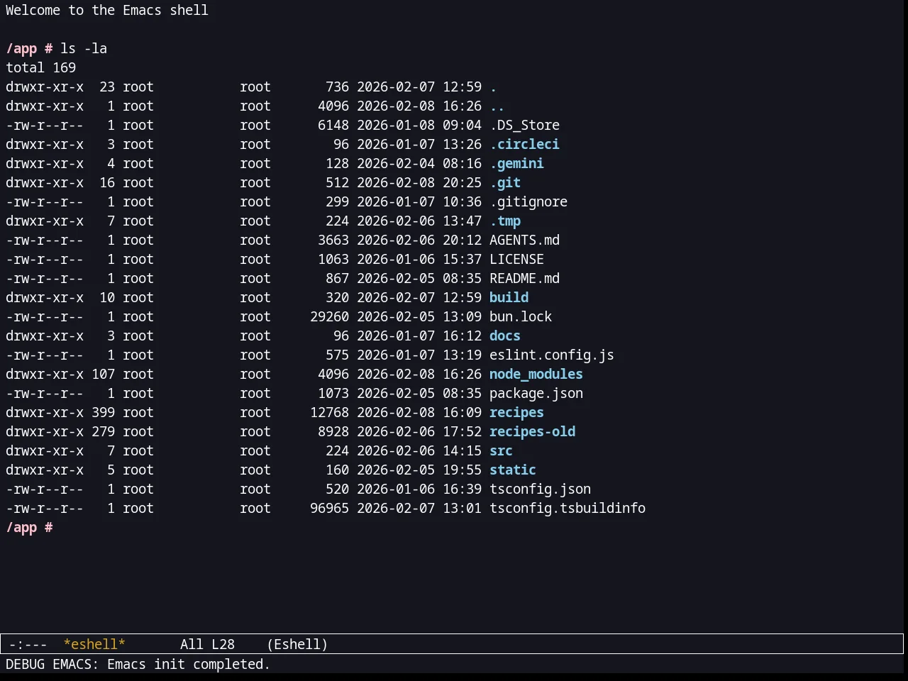 Kooten Theme in eshell