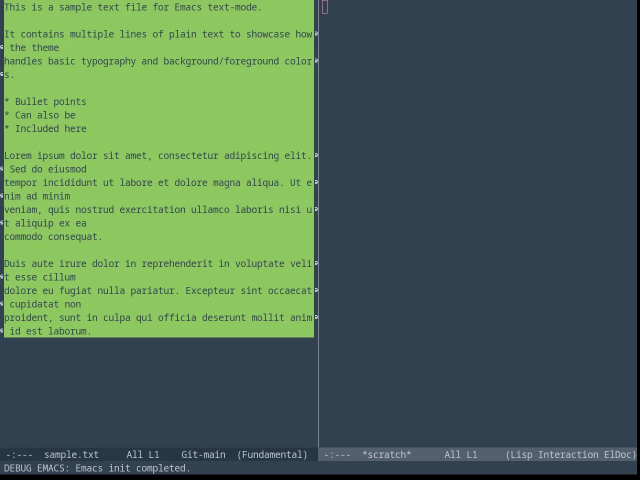 Lab Dark in fundamental-mode