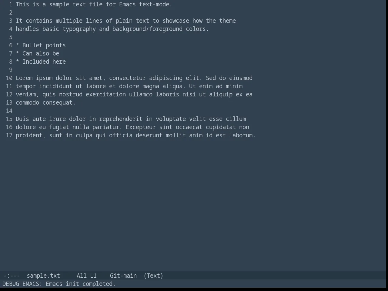 Lab Dark in text-mode