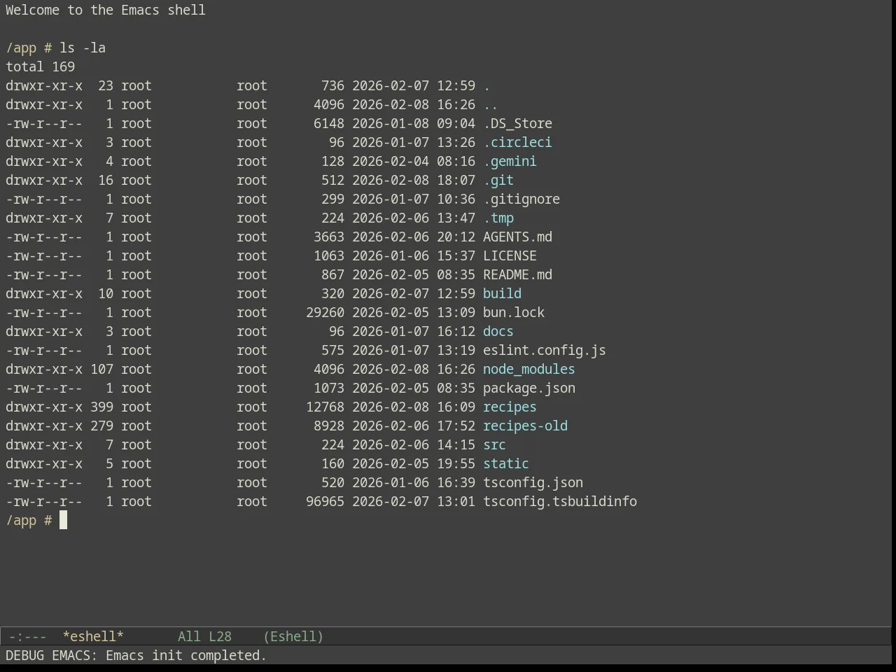 Labburn Theme in eshell