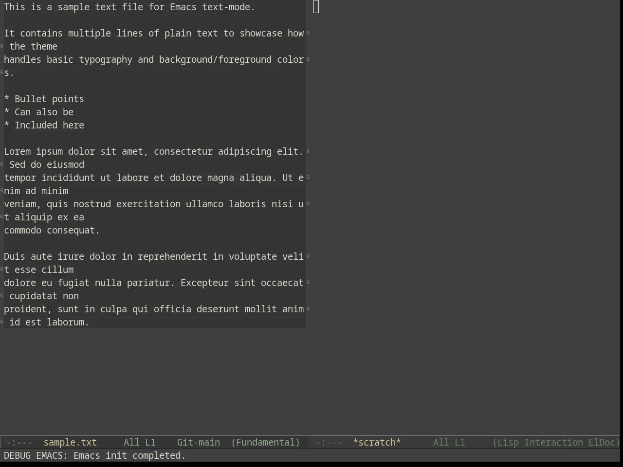 Labburn Theme in fundamental-mode