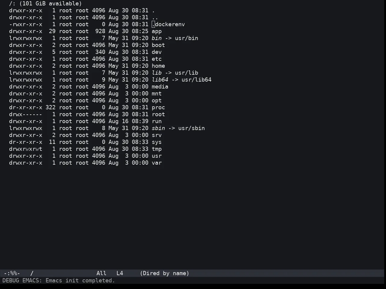Lambda Dark Theme in dired