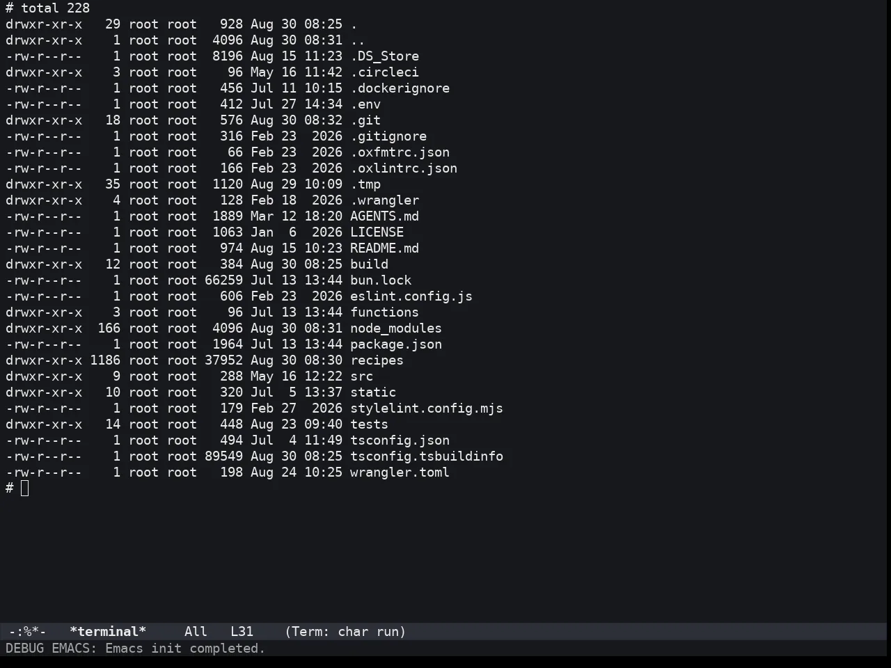 Lambda Dark Theme in term