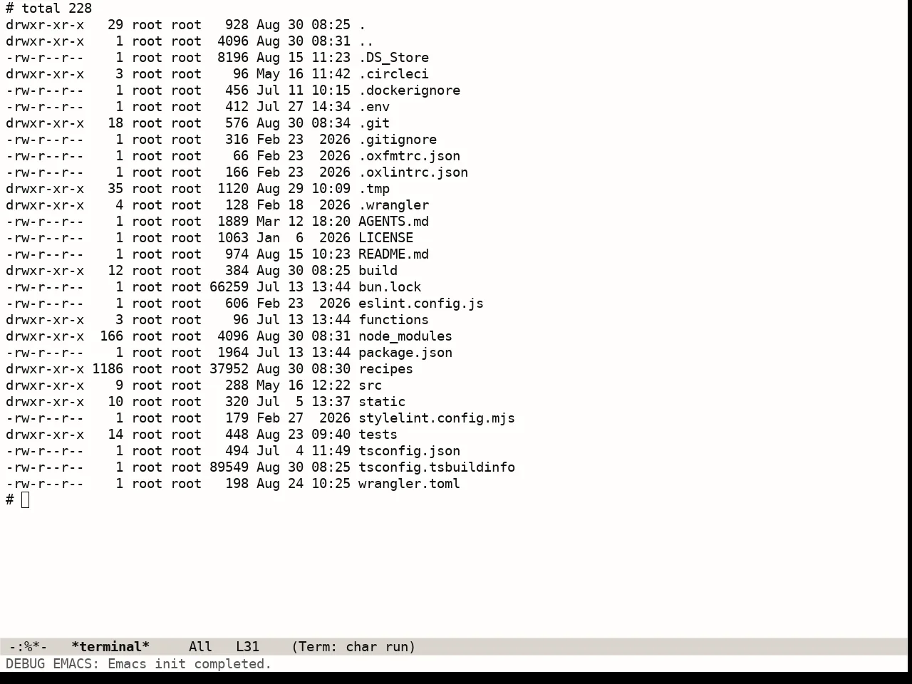 Lambda Light Theme in term