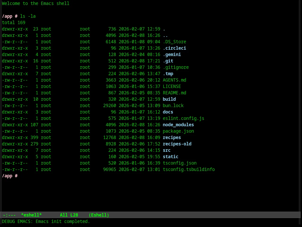 Lawrence Theme in eshell