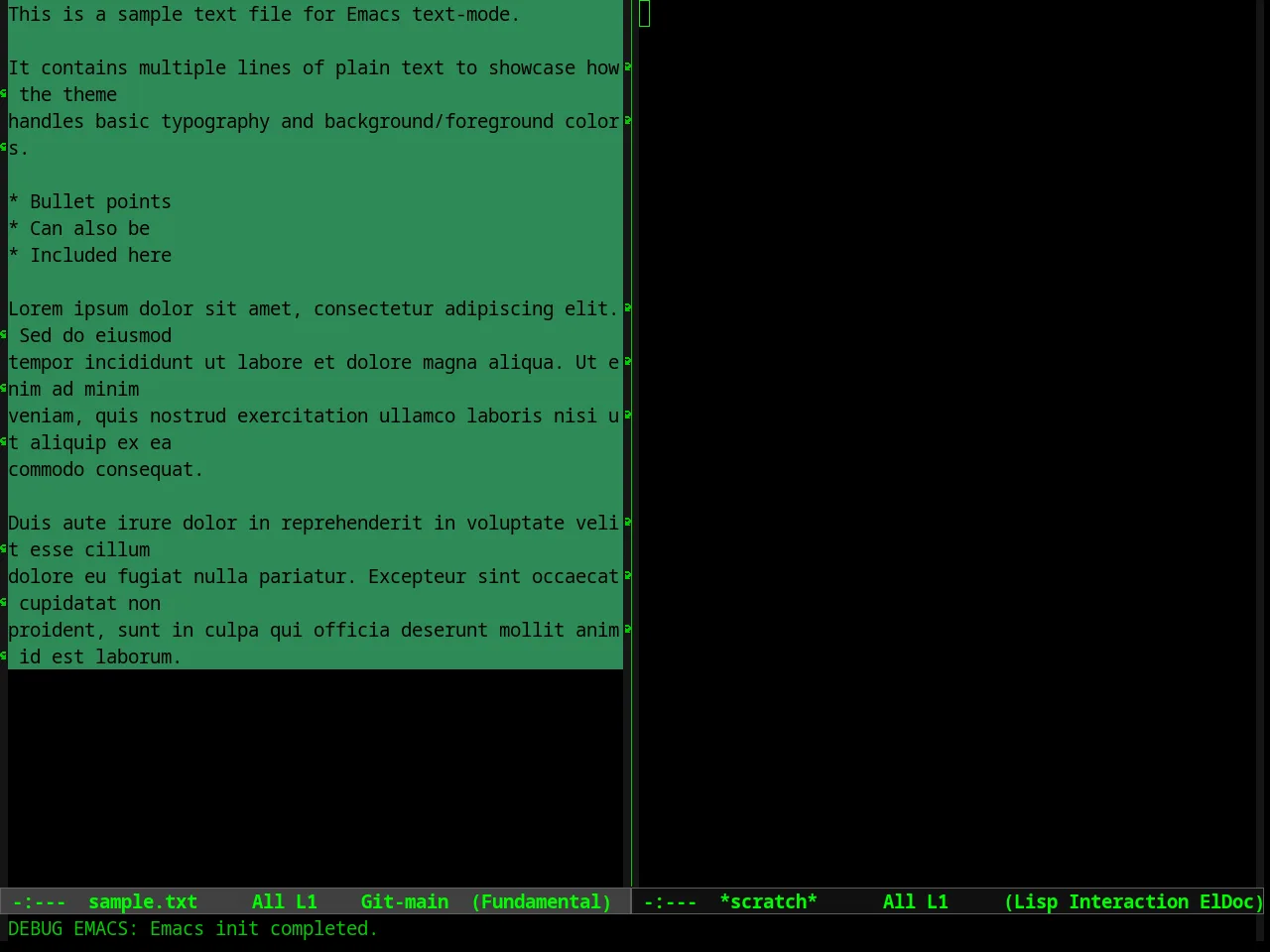 Lawrence Theme in fundamental-mode