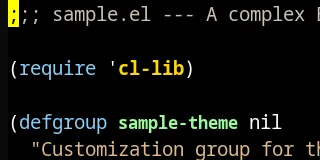 Preview of Ld Dark Theme theme