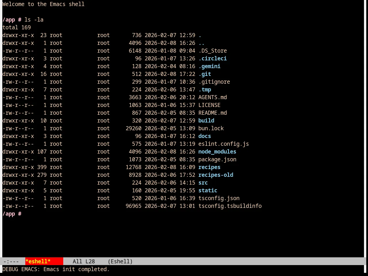 Lethe Theme in eshell