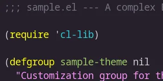 Preview of Leuven Dark theme